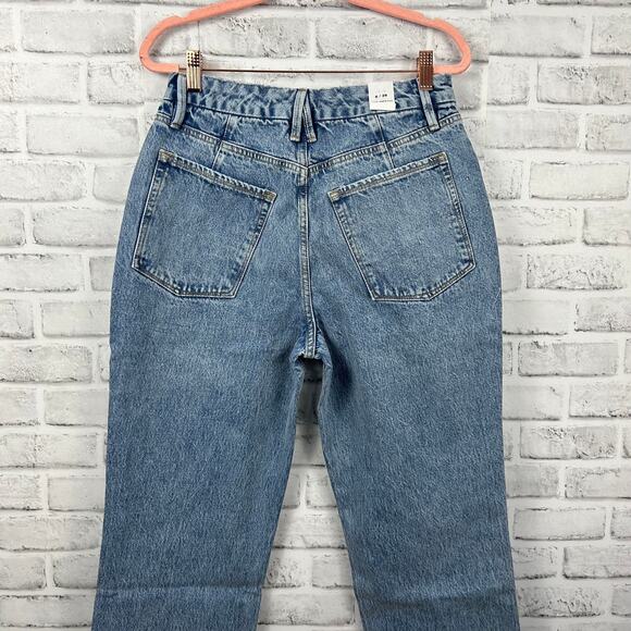 Good American Good 90's Duster Jean in Blue950 Sz 6/28 NEW - Picture 5 of 11